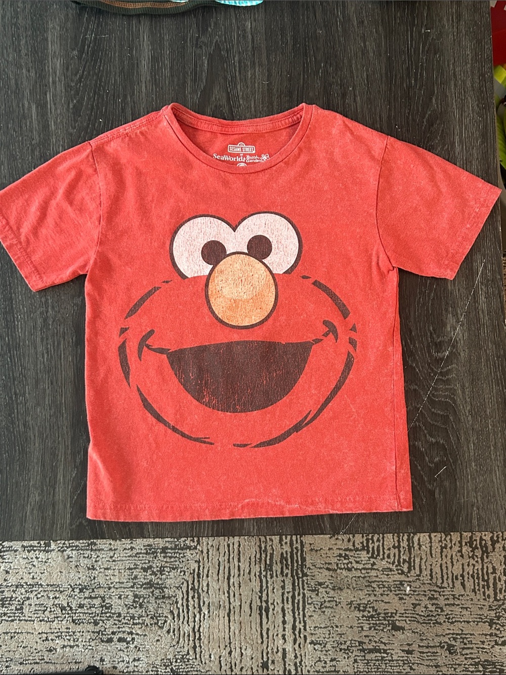 Sesame Street Elmo Graphic Tee in Red Boys S